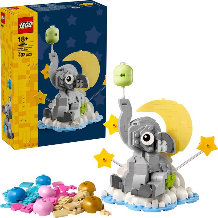 Produktbild LEGO Schwebender Baby-Elefant (40814, LEGO Classic)