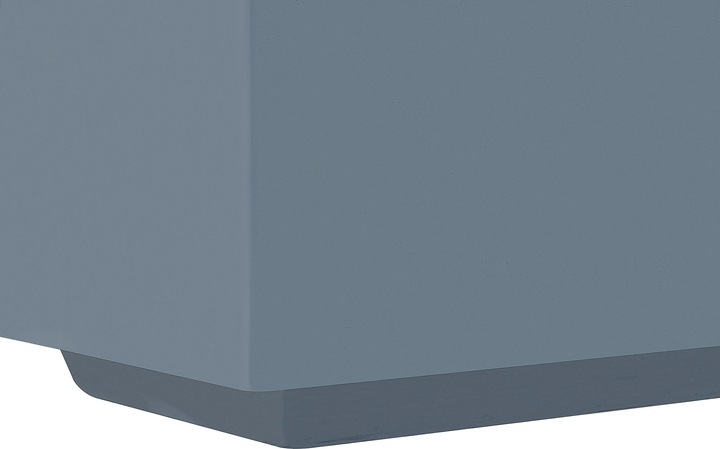Beliani Feuerstelle grau Leichtbeton rechteckig PAVO II (143 cm)