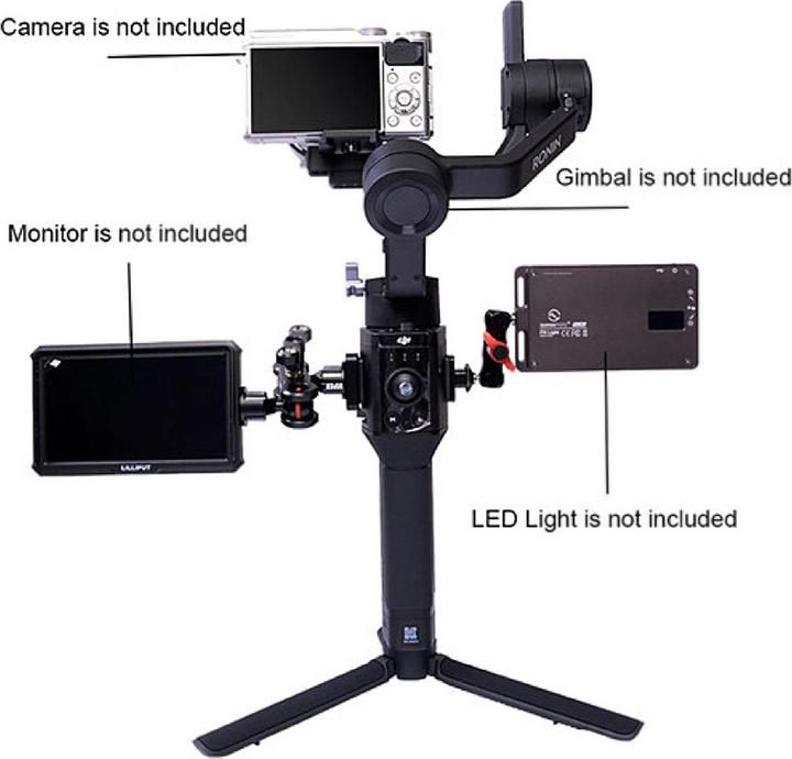 Immagine prodotto Caruba Set di accessori DJI Ronin S / Ronin SC (Attacco cardanico)