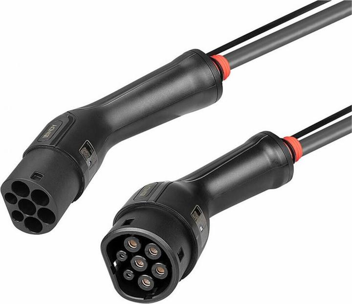 Actual product image Lindy Type 2 to type 2 car charging cable (Type 2, 32 A, 5 m)