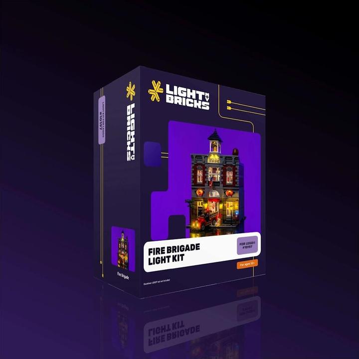 Actual product image Light my bricks LMB 2.0 LEGO® 10197# Fire Brigade Light Kit