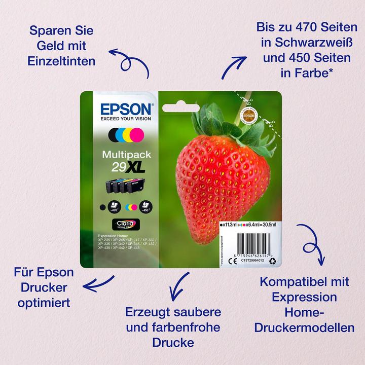 Actual product image Epson 29XL Claria Home (FC)