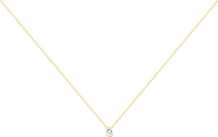 Image du produit Lara Collier Plaque Or - Zirconia (LAITONOR)