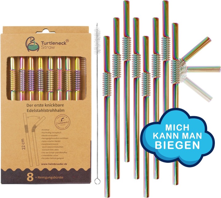 Image du produit Turtleneck Straw Pailles à boire (8 x)