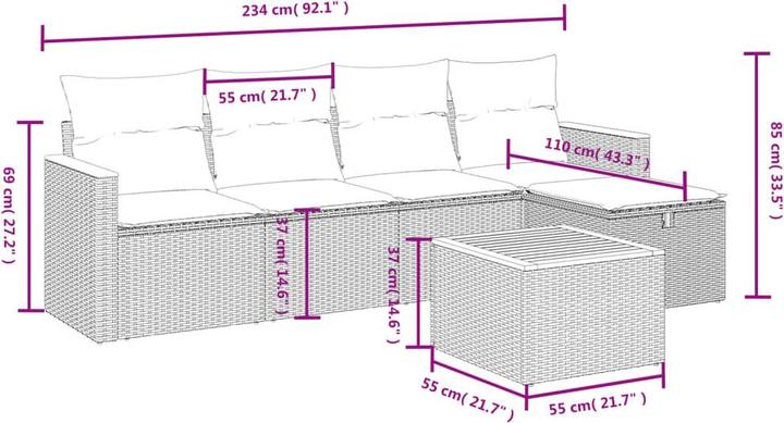 Actual product image vidaXL Everly