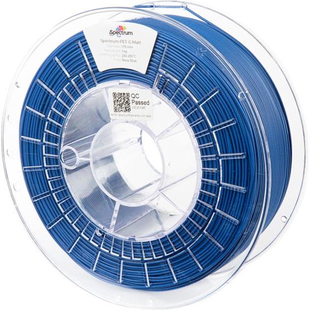 Spectrum Filament PET-G MATT 1.75mm 1kg Navy Blue (PETG, 1.75 mm, 1000 g, Blau), 3D Filament, Blau