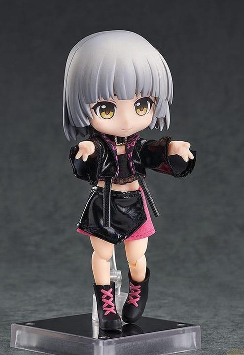 Actual product image Good Smile Company Original Character Accessories for Nendoroid Doll Figures Outfit Set: Idol Outfit - Girl (Rose Red)