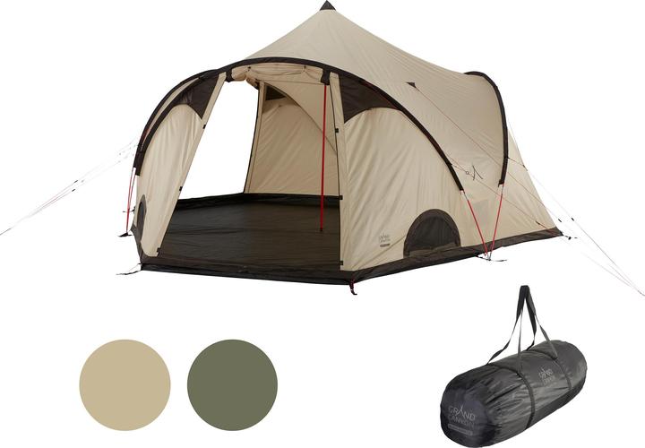 Actual product image Grand Canyon Black Knob 10 (Dome tent, 13.50 kg, 8 persons)