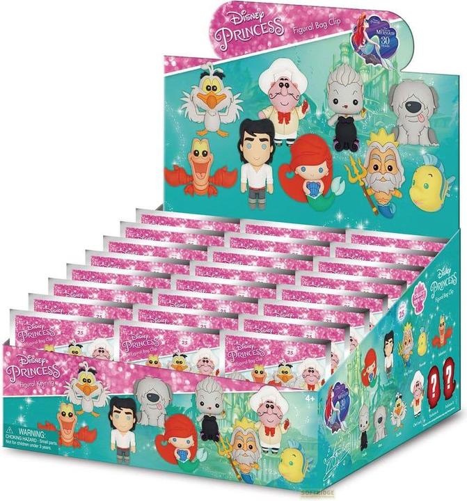 Produktbild Monogram Int. Arielle, die Meerjungfrau 3D PVC-Taschenanhänger Series 1 Display (24)