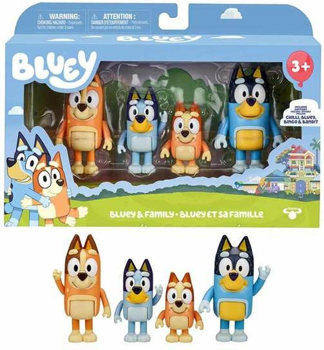 Produktbild Famosa Bluey assorted pack 4 figures