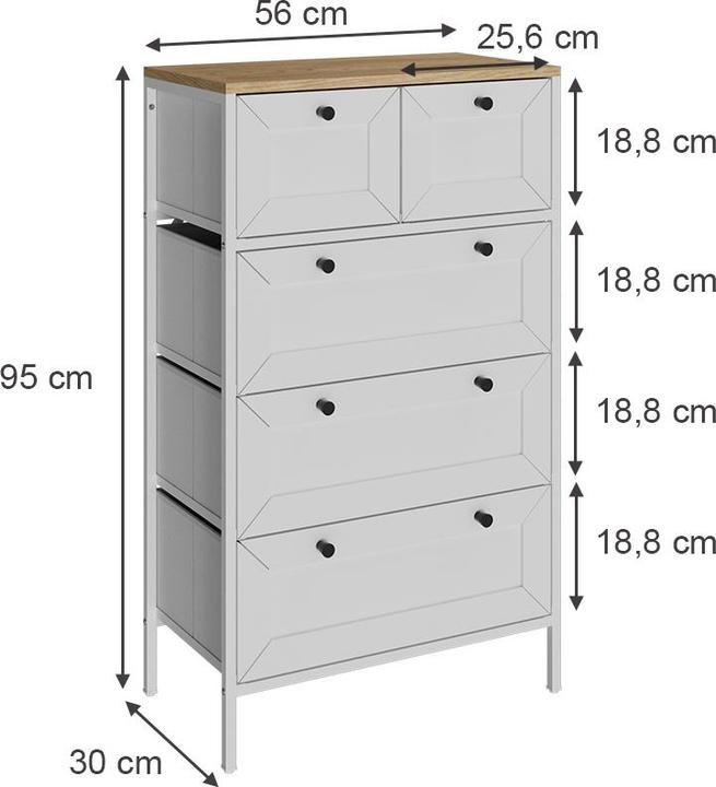 Produktbild Vicco Belaro (56 x 30 x 95 cm)