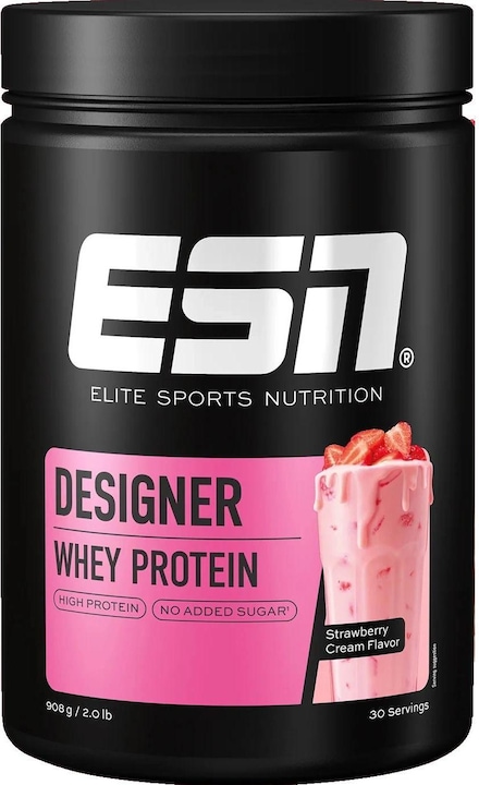 Produktbild ESN Designer Whey Protein (Crème, Erdbeere, 1 Stk., 908 g)