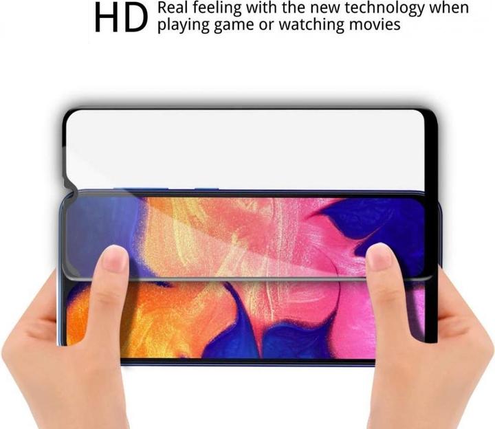 Actual product image Screenguard Samsung Galaxy A10 Full Screen Protective Glass Film 2.5D 9H (1 pcs., Samsung Galaxy A10)