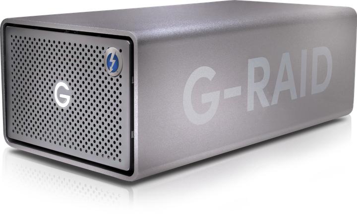 Actual product image Sandisk G-RAID 2 External Hard Drive 40000 GB Gray (40 TB)