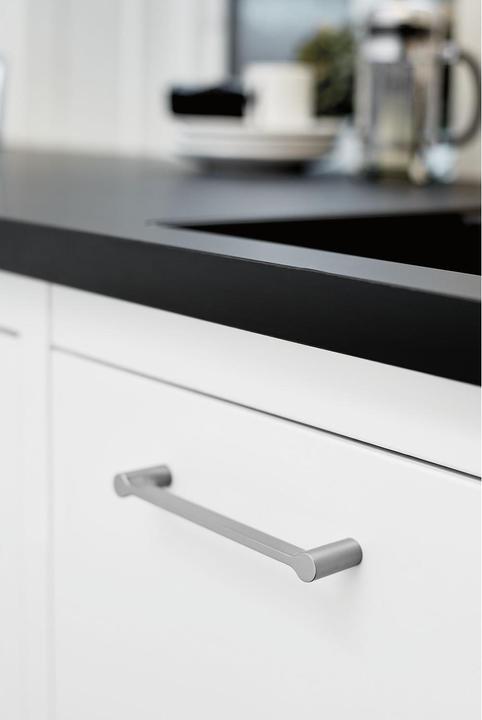 Actual product image Furnipart Furniture handle ScHöheubladengriff Scope LA 160, width 176mm, ZN black matt