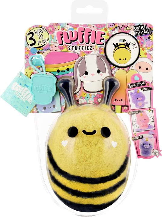 Produktbild MGA Fluffie Stuffiez Small Plush- Bee/ Lady Bug (12.70 cm)