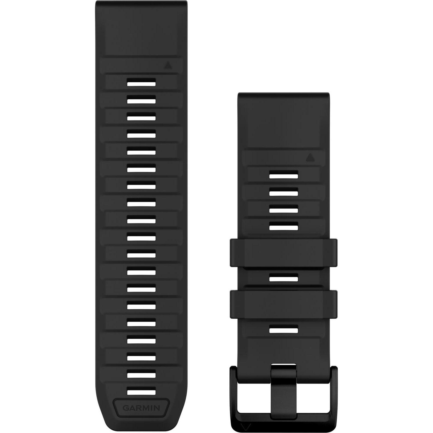 Garmin Quick Release Band (26 mm, Silikon, Diverse), Uhrenarmband, Schwarz