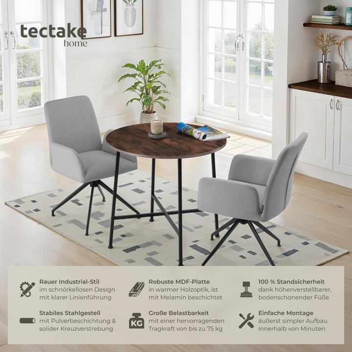 Actual product image tectake Ennis (80 x 80 x 70 cm)