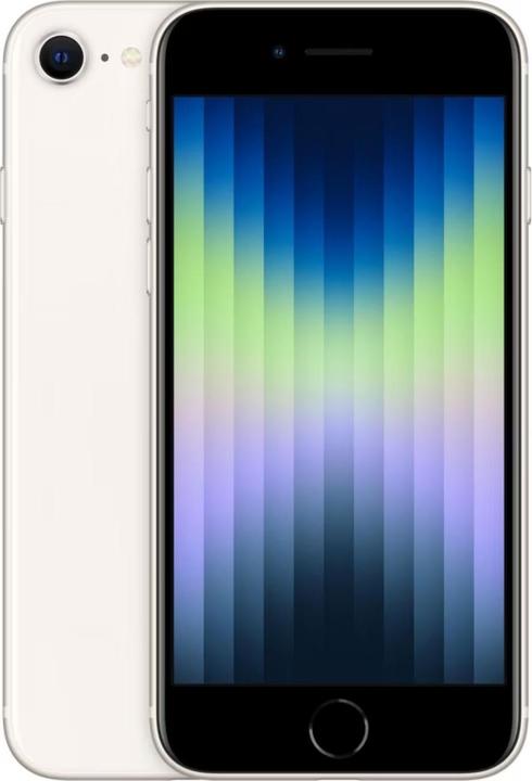 Produktbild Reenova iPhone SE 128GB (3rd generation) (128 GB, Starlight, 4.70", 12 Mpx, SIM + eSIM, A / Wie neu)