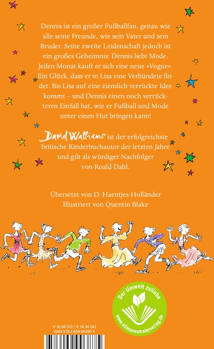 Produktbild Rotfuchs Kicker im Kleid (Deutsch, David Walliams, 2024)