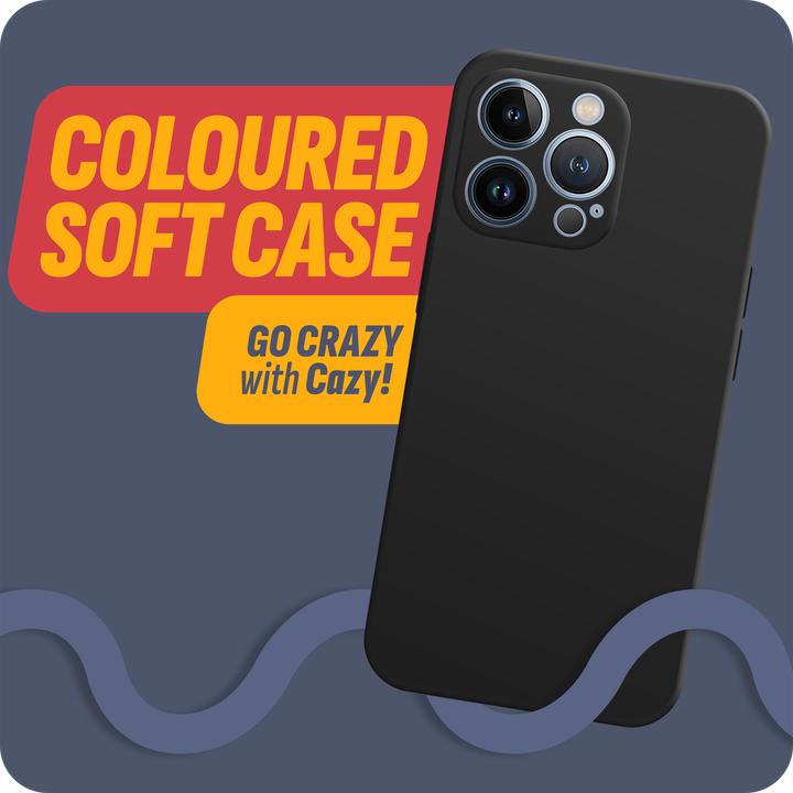 Produktbild Cazy Silikon Hülle Kompatibel mit iPhone 15 Pro - Soft TPU Schutz - (Apple iPhone 15 Pro)