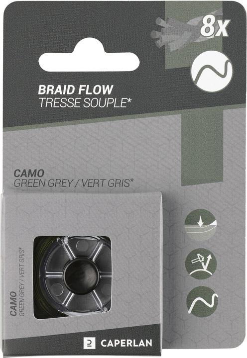 Produktbild Caperlan Geflochtene Schnur Flexibel 20 m (0.22 mm)