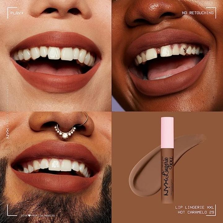 Image du produit NYX Professional Make-Up Lip Lingerie XXL Hot Caramelo (25 Hot Caramelo)