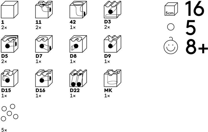 Valeurs nutritives et ingrédients Cuboro Duo