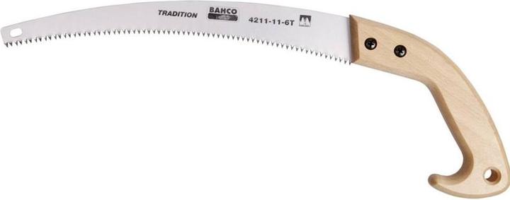 Produktbild Bahco Astsäge mit nachschärfbaren Zahnspitzen und Holzgriff, 6 ZpZ, 14"