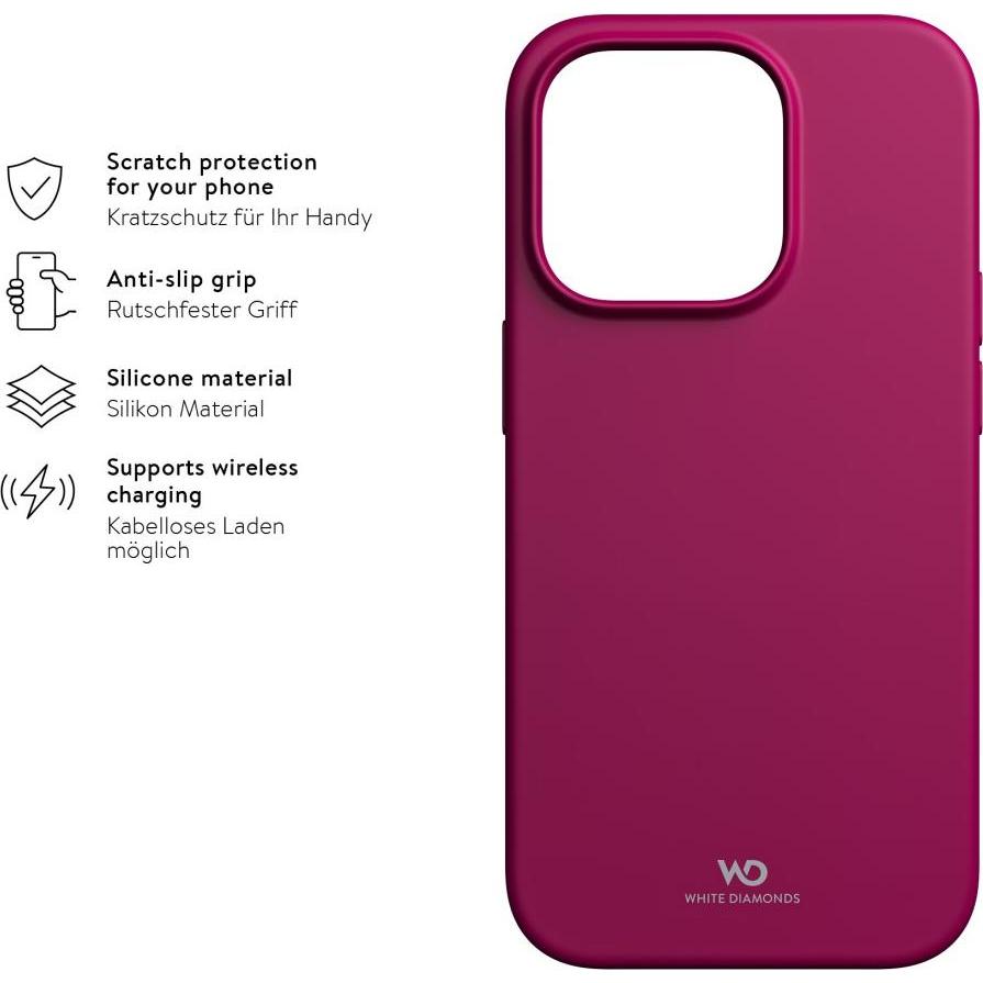 Thumbnail - White Diamonds Urban Case (Apple iPhone 14 Pro), Smartphone Hülle, Rosa