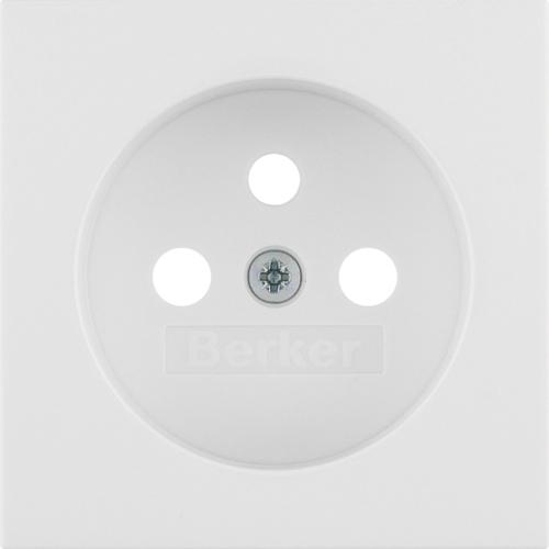Hager 3963808999 Wandplatte/Schalterabdeckung, Elektronikzubehör + Gehäuse, Weiss
