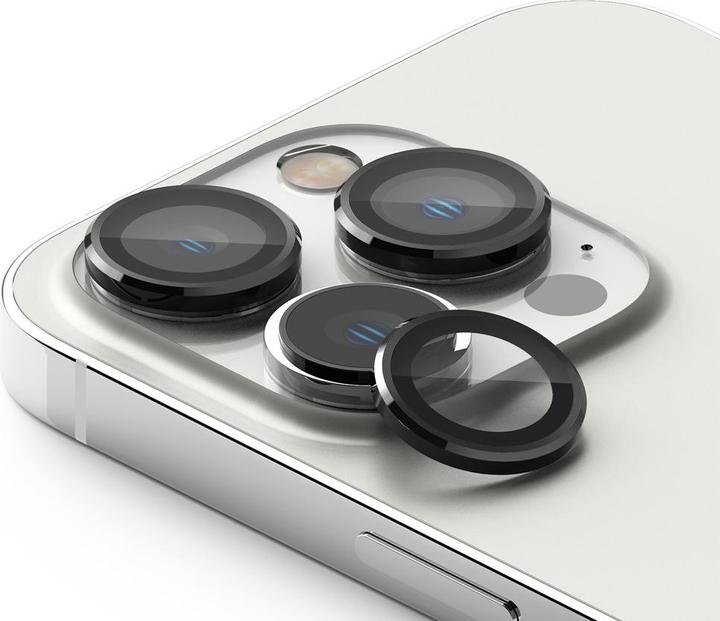 Actual product image Ringke iPhone 14 Pro/14 Pro Max Camera Lens Frame Glass Black (1 pcs., Apple iPhone 14 Pro, Apple iPhone 14 Pro Max)
