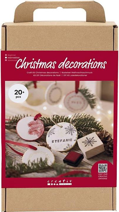 Produktbild Creativ Company Bastelset Weihnachtskugeln Ton