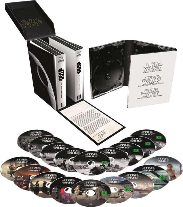 Produktbild Star Wars - Die Skywalker Saga Blu-ray Box (Blu-ray, 2020, Deutsch)