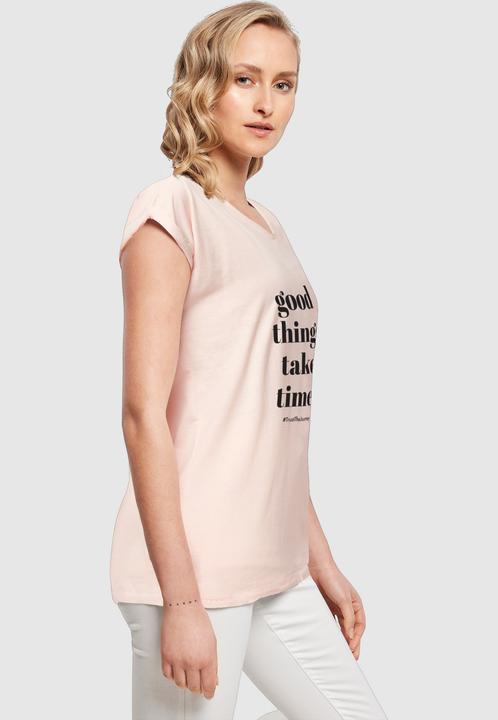 Produktbild Merchcode Ladies Good Things Take Time T-Shirt - 117487 (S)