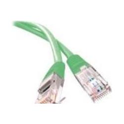Thumbnail - Exertis Connect Patchkabel F/UTP, CAT.5e, grün, 10,0 m Patchkabel mit besonders schmalem Knickschutz (CAT5e, 10 m), Netz...