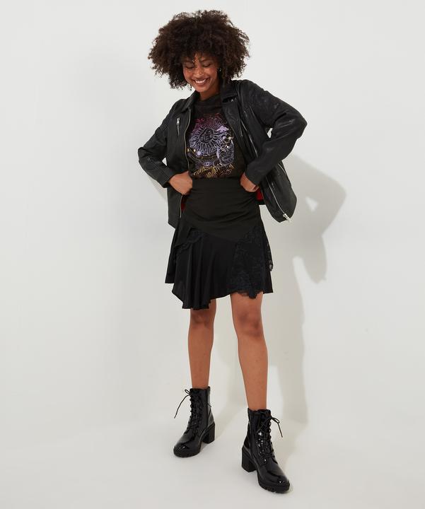 Produktbild Joe Browns Lace Panel Asymmetric Mini Skirt (36)
