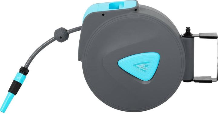 Produktbild Hillvert Schlauchtrommel Automatik Schlauch Wandschlauchbox Gartenschlauch 20 + 2 M (20 m)