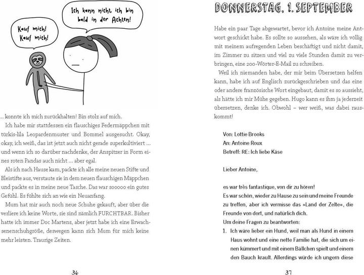 Actual product image Lottie Brooks 4: Schlimmste Klassenfahrt ever (German, Katharina Naumann, Katie Kirby, 2025)
