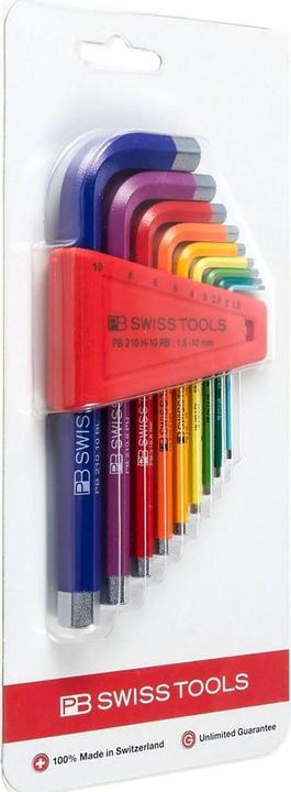 Actual product image PB Swiss Tools Allen wrench set 1.5-10