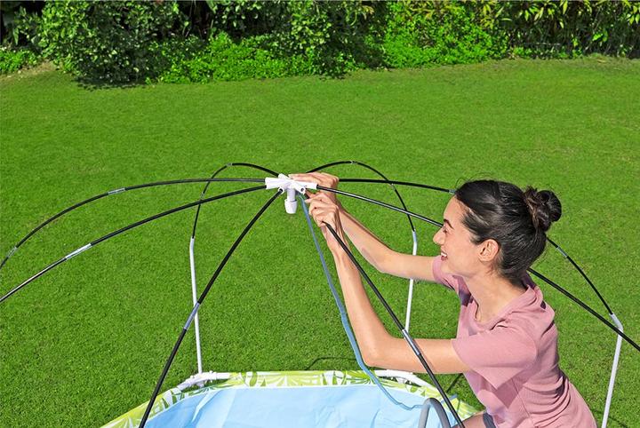 Actual product image Bestway Steel Pro Pool with UV sun protection