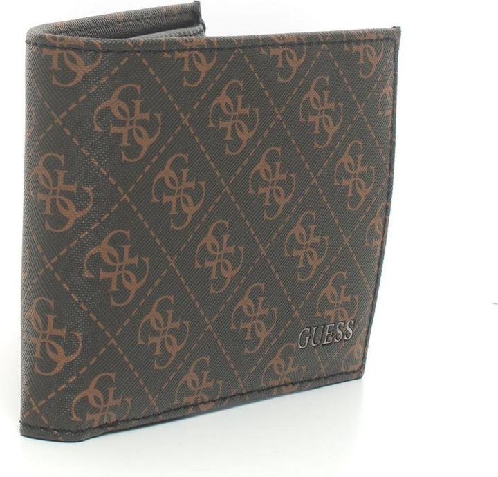 Produktbild Guess Vezzola, Textile Wallet, Billfold, w/sf w/cp, Brown Logo, For Men