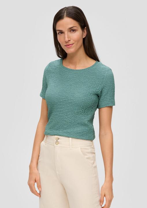 Immagine prodotto S.Oliver T-Shirt T-Shirt aus Strukturjersey (46)