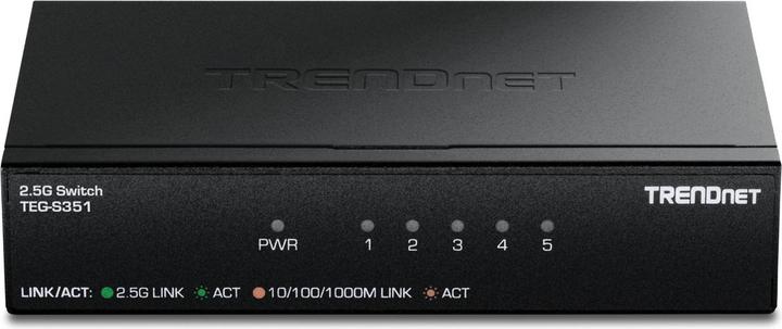 Actual product image Trendnet 5-Port 2.5G Switch (5 ports)