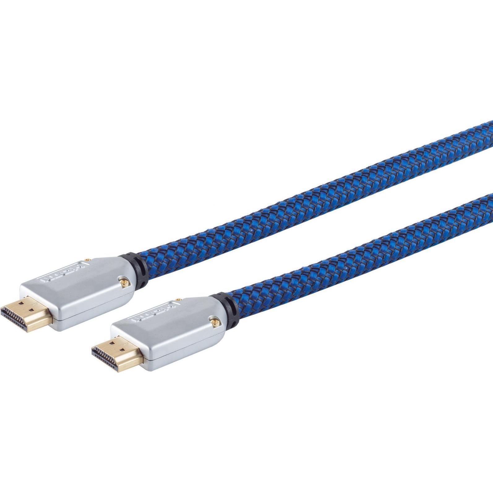 Shiverpeaks S/CONN maximale Konnektivität HDMI-Verbindungskabel-HDMI-A-Stecker verchromt auf HDMI-A-Stecker (5 m, HDMI),...