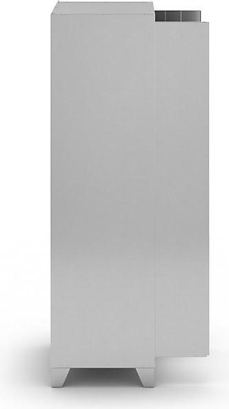 Immagine prodotto kaiserkraft Armadio con piedini, armadio guardaroba con 2 scomparti guardaroba, altezza x (60 cm, 180 cm)