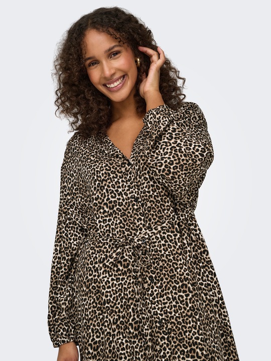 Produktbild Only CARNEWDENIZIA Langes Kleid Hemdblusenkleid (54)