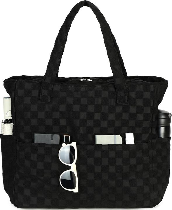 Only-Bags.Store Grosse Strandtasche mit Reissverschluss