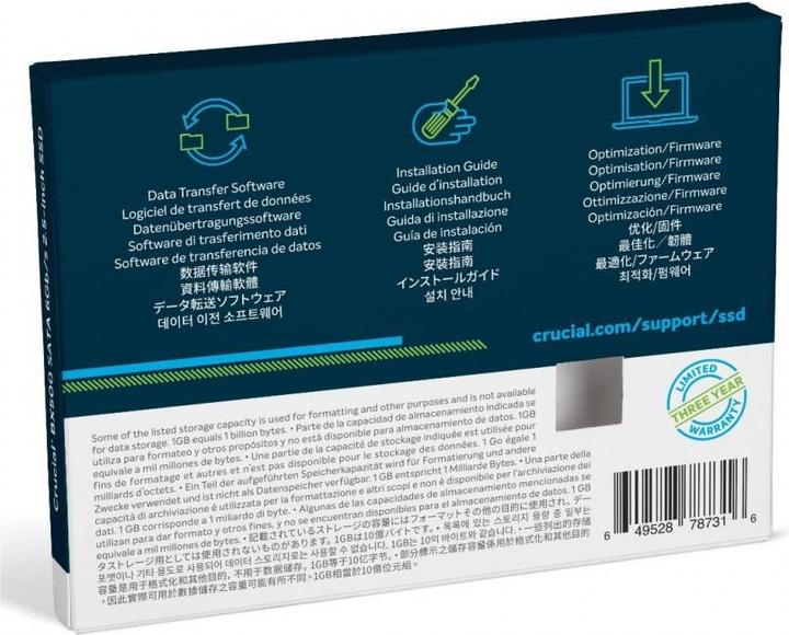 Actual product image Crucial BX500 (240 GB, 2.5")
