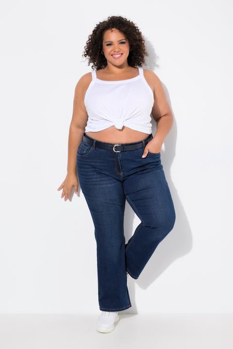 Produktbild Ulla Popken Jeans Marie, Bootcut, Komfortbund, 5-Pocket-Schnitt (56)